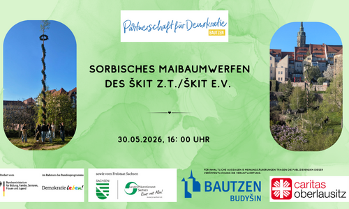 Titelbild Newsartikel Sorbisches Maibaumwerfen (Mejemjetanje)
