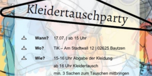 Titelbild Newsartikel KleiderTauschParty im TIK Bautzen